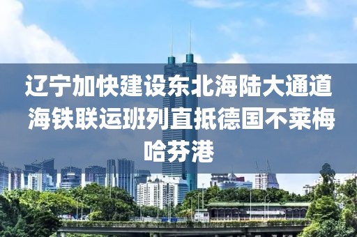 遼寧加快建設(shè)東北海陸大通道 海鐵聯(lián)運(yùn)班列直抵德國(guó)不萊梅哈芬港