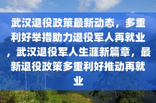 武漢退役政策最新動(dòng)態(tài)，多重利好舉措助力退役軍人再就業(yè)，武漢退役軍人生涯新篇章，最新退役政策多重利好推動(dòng)再就業(yè)