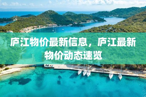 廬江物價(jià)最新信息，廬江最新物價(jià)動(dòng)態(tài)速覽