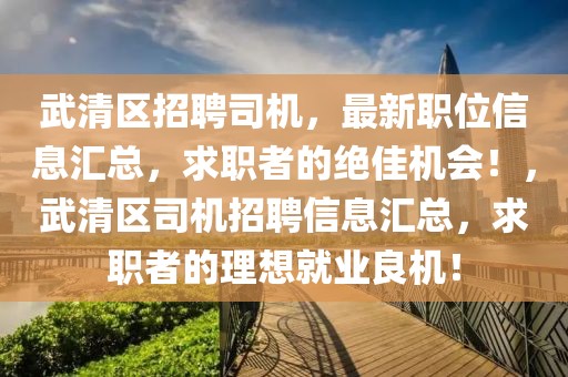 武清區(qū)招聘司機，最新職位信息匯總，求職者的絕佳機會！，武清區(qū)司機招聘信息匯總，求職者的理想就業(yè)良機！