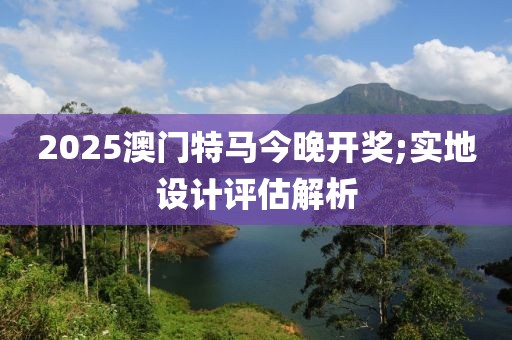 2025澳門(mén)特馬今晚開(kāi)獎(jiǎng);實(shí)地設(shè)計(jì)評(píng)估解析