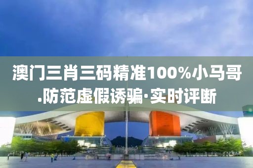 澳門三肖三碼精準100%小馬哥.防范虛假誘騙·實時評斷