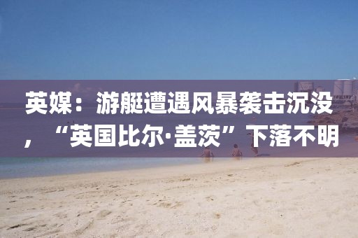 英媒：游艇遭遇風暴襲擊沉沒，“英國比爾·蓋茨”下落不明