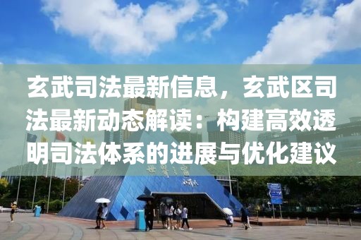 玄武司法最新信息，玄武區司法最新動態解讀：構建高效透明司法體系的進展與優化建議