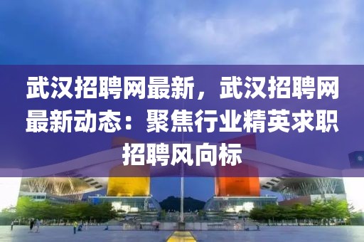 武漢招聘網最新，武漢招聘網最新動態：聚焦行業精英求職招聘風向標