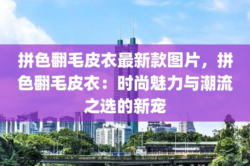 拼色翻毛皮衣最新款圖片，拼色翻毛皮衣：時尚魅力與潮流之選的新寵