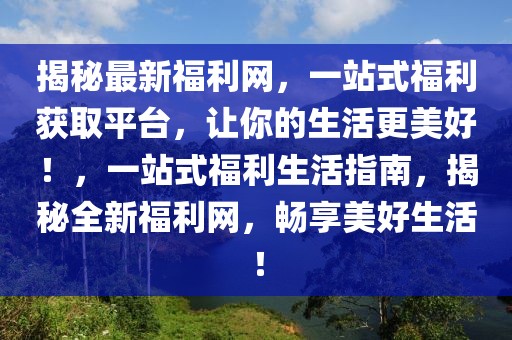 揭秘最新福利網(wǎng)，一站式福利獲取平臺(tái)，讓你的生活更美好！，一站式福利生活指南，揭秘全新福利網(wǎng)，暢享美好生活！