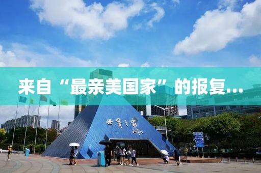 來自“最親美國家”的報復…