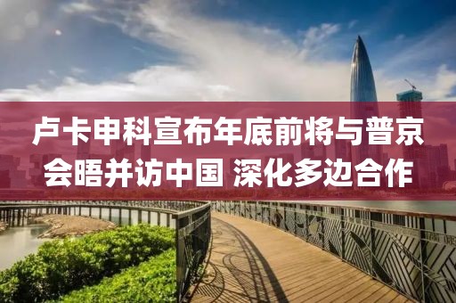 盧卡申科宣布年底前將與普京會晤并訪中國 深化多邊合作
