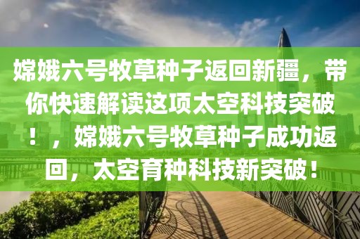 嫦娥六號(hào)牧草種子返回新疆，帶你快速解讀這項(xiàng)太空科技突破！，嫦娥六號(hào)牧草種子成功返回，太空育種科技新突破！