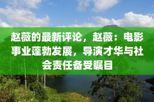趙薇的最新評論，趙薇：電影事業蓬勃發展，導演才華與社會責任備受矚目