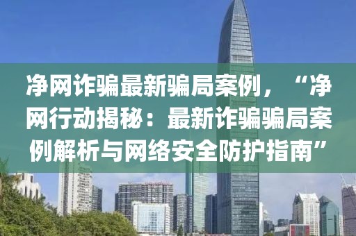 凈網詐騙最新騙局案例，“凈網行動揭秘：最新詐騙騙局案例解析與網絡安全防護指南”