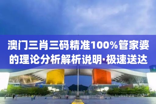 澳門三肖三碼精準100%管家婆的理論分析解析說明·極速送達