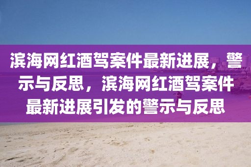 濱海網紅酒駕案件最新進展，警示與反思，濱海網紅酒駕案件最新進展引發的警示與反思