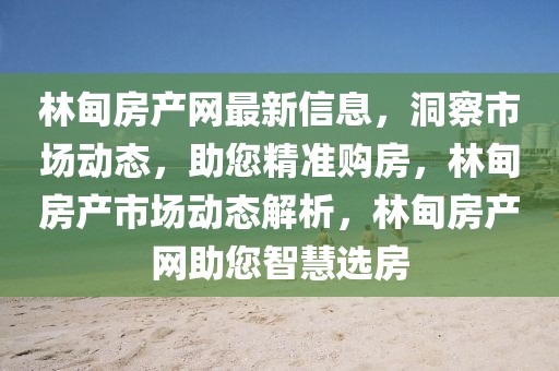 林甸房產網最新信息，洞察市場動態，助您精準購房，林甸房產市場動態解析，林甸房產網助您智慧選房