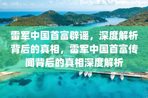 雷軍中國首富辟謠，深度解析背后的真相，雷軍中國首富傳聞背后的真相深度解析