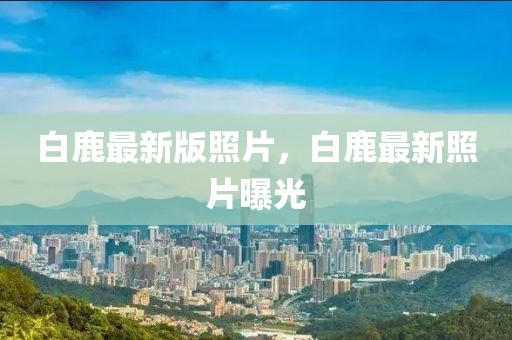 白鹿最新版照片，白鹿最新照片曝光