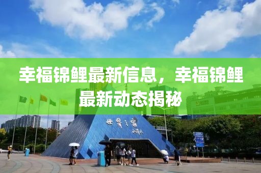 幸福錦鯉最新信息，幸福錦鯉最新動(dòng)態(tài)揭秘