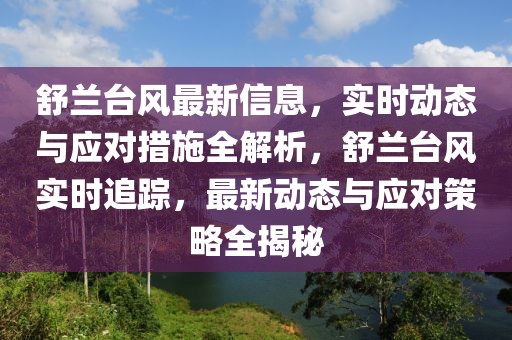 舒蘭臺風最新信息，實時動態與應對措施全解析，舒蘭臺風實時追蹤，最新動態與應對策略全揭秘