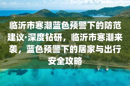 臨沂市寒潮藍色預警下的防范建議·深度鉆研，臨沂市寒潮來襲，藍色預警下的居家與出行安全攻略