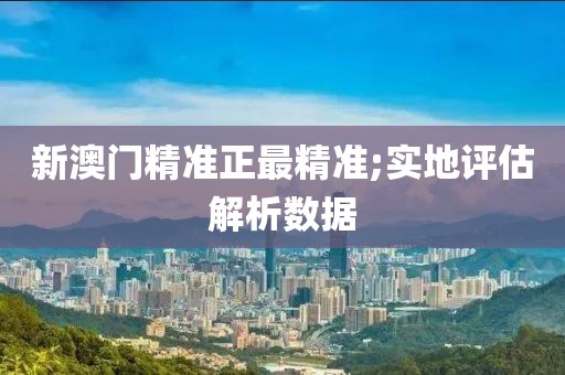 新澳門精準正最精準;實地評估解析數據