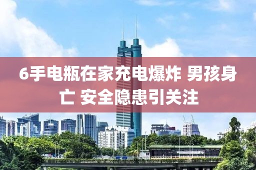 6手電瓶在家充電爆炸 男孩身亡 安全隱患引關(guān)注