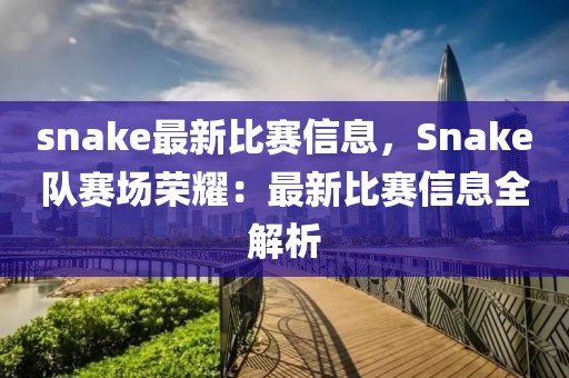 snake最新比賽信息，Snake隊賽場榮耀：最新比賽信息全解析