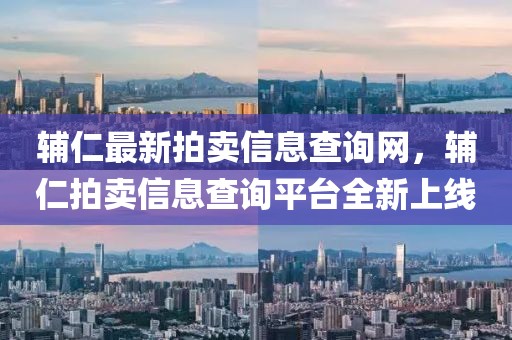 輔仁最新拍賣信息查詢網(wǎng)，輔仁拍賣信息查詢平臺全新上線