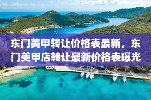 東門美甲轉(zhuǎn)讓價(jià)格表最新，東門美甲店轉(zhuǎn)讓最新價(jià)格表曝光