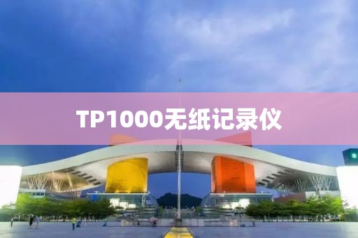 TP1000無紙記錄儀