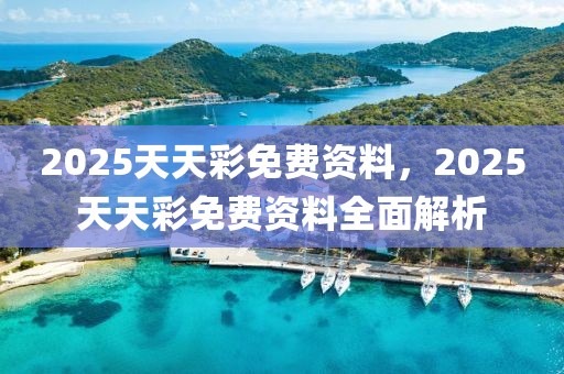 2025天天彩免費資料，2025天天彩免費資料全面解析