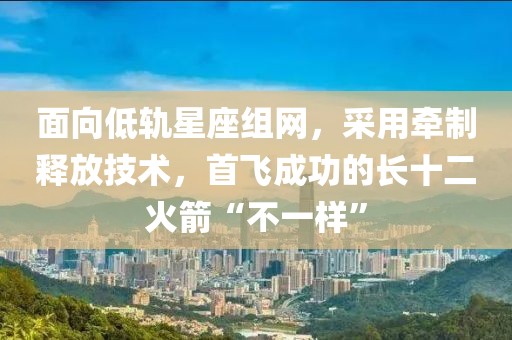面向低軌星座組網，采用牽制釋放技術，首飛成功的長十二火箭“不一樣”