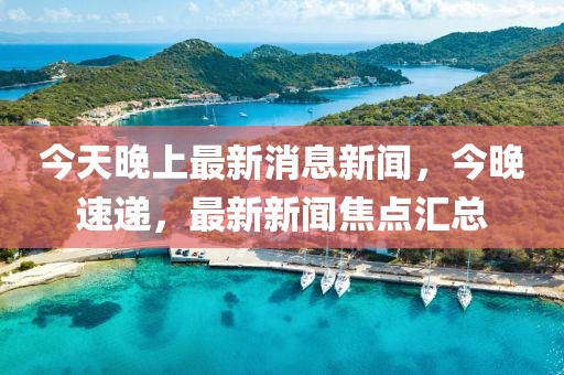今天晚上最新消息新聞，今晚速遞，最新新聞焦點匯總