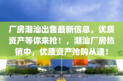廠房潮汕出售最新信息，優質資產等你來搶！，潮汕廠房熱銷中，優質資產搶購從速！