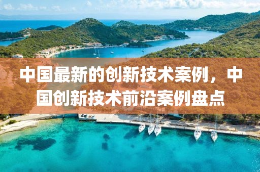 中國最新的創新技術案例，中國創新技術前沿案例盤點