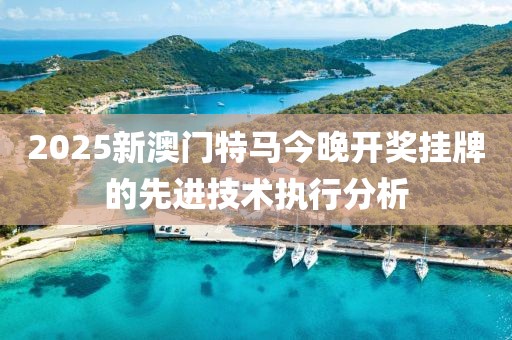 2025新澳門特馬今晚開獎掛牌的先進技術執行分析
