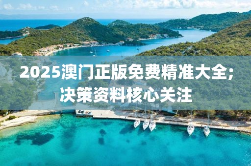 2025澳門正版免費精準大全;決策資料核心關注