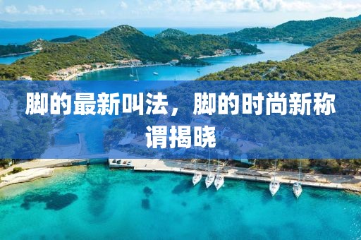 腳的最新叫法，腳的時尚新稱謂揭曉