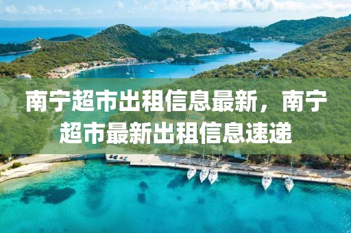 南寧超市出租信息最新，南寧超市最新出租信息速遞