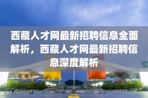 西藏人才網最新招聘信息全面解析，西藏人才網最新招聘信息深度解析